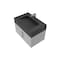 Castello Usa Nile 30-inch Gray Vanity Set with Black Top and Chrome Handles CB-MC-30G-CHR-2053-BL - alternate 1